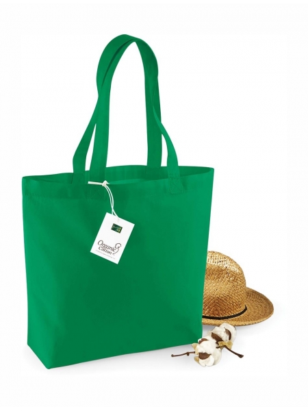 Shopper personalizzate in cotone bio WM 35x32x12 cm